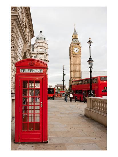 Phone Box London Bus & Big Ben' Prints | AllPosters.com