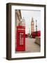 Phone Box London Bus & Big Ben-null-Framed Art Print