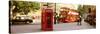 Phone Box, Trafalgar Square Afternoon, London, England, United Kingdom-null-Stretched Canvas