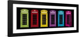 Phone Boxes-Tom Frazier-Framed Giclee Print