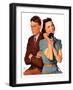 "Phone Call from Another Suitor,"May 27, 1939-Douglas Crockwell-Framed Giclee Print