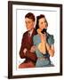 "Phone Call from Another Suitor,"May 27, 1939-Douglas Crockwell-Framed Giclee Print