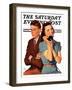 "Phone Call from Another Suitor," Saturday Evening Post Cover, May 27, 1939-Douglas Crockwell-Framed Giclee Print