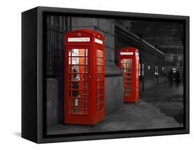 Phone to a Ghost?-Jan Lykke-Framed Stretched Canvas