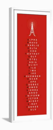 Phonetic Alphabet I-The Vintage Collection-Framed Premium Giclee Print