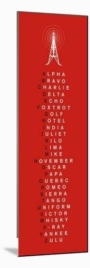 Phonetic Alphabet I-The Vintage Collection-Mounted Premium Giclee Print