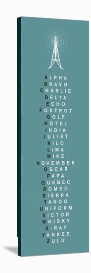 Phonetic Alphabet II-The Vintage Collection-Stretched Canvas