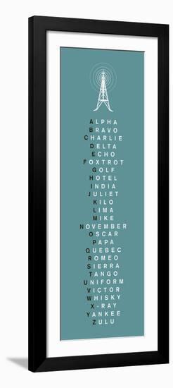 Phonetic Alphabet II-The Vintage Collection-Framed Premium Giclee Print