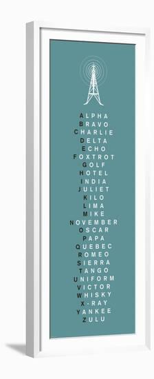 Phonetic Alphabet II-The Vintage Collection-Framed Premium Giclee Print