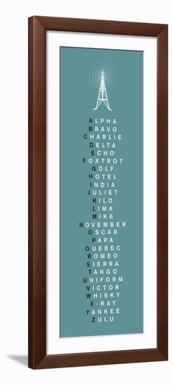 Phonetic Alphabet II-The Vintage Collection-Framed Premium Giclee Print