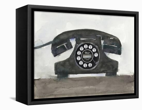 Phoning II-Samuel Dixon-Framed Stretched Canvas