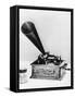 Phonograph by Edison-null-Framed Stretched Canvas