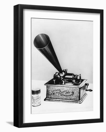 Phonograph by Edison-null-Framed Photographic Print