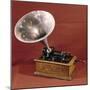 Phonograph-Thomas Alva Edison-Mounted Giclee Print