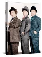 PHONY EXPRESS, from left: Larry Fine, Moe Howard, Curly Howard, (aka The Three Stooges), 1943-null-Stretched Canvas