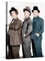 PHONY EXPRESS, from left: Larry Fine, Moe Howard, Curly Howard, (aka The Three Stooges), 1943-null-Stretched Canvas