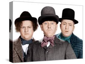 Phony Express, Larry Fine, Moe Howard, Curly Howard, (aka The Three Stooges), 1943-null-Stretched Canvas