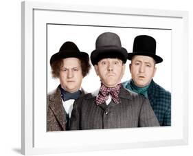 Phony Express, Larry Fine, Moe Howard, Curly Howard, (aka The Three Stooges), 1943-null-Framed Photo