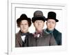 Phony Express, Larry Fine, Moe Howard, Curly Howard, (aka The Three Stooges), 1943-null-Framed Photo