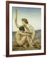 Phosphorus and Hesperus, 1882-Evelyn De Morgan-Framed Giclee Print