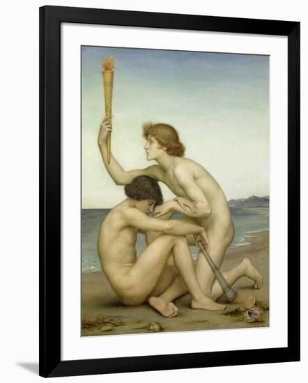 Phosphorus and Hesperus, 1882-Evelyn De Morgan-Framed Giclee Print