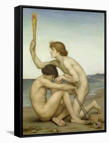 Phosphorus and Hesperus, 1882-Evelyn De Morgan-Framed Stretched Canvas