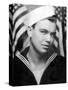 Photo Booth Portrait of Wwii Sailor, Ca. 1943-null-Stretched Canvas