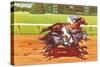 Photo Finish, Santa Anita Race Track, California-null-Stretched Canvas