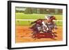 Photo Finish-null-Framed Art Print