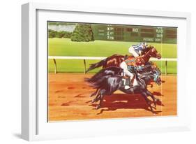 Photo Finish-null-Framed Art Print