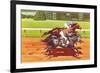 Photo Finish-null-Framed Art Print