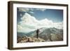 Photo From Summit Of Montardo, Besiberri Massif Bkgd. Pyrenees. Lleida Province. Catalonia. Spain-Oscar Dominguez-Framed Photographic Print