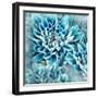 Photo Illustration of Abstract Flower Petals in Blue-Annmarie Young-Framed Photographic Print