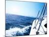 Photo of a 43 Foot Sailboat in Action, Speeding at Open Blue Sea, Parts of a Luxury Yacht Boat, Ext-Anna Omelchenko-Mounted Photographic Print