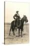 Photo of Cowboy on Horse-null-Stretched Canvas