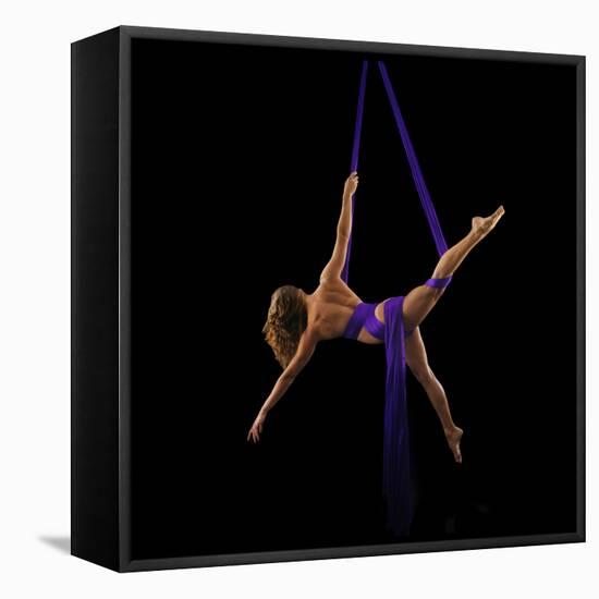 Photo of female dancer-Panoramic Images-Framed Stretched Canvas