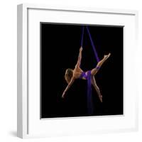 Photo of female dancer-Panoramic Images-Framed Photographic Print