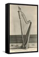 Photo of Harp in Napoleon's House-null-Framed Stretched Canvas