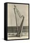 Photo of Harp in Napoleon's House-null-Framed Stretched Canvas