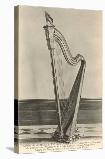 Photo of Harp in Napoleon's House-null-Stretched Canvas