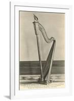 Photo of Harp in Napoleon's House-null-Framed Art Print