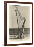 Photo of Harp in Napoleon's House-null-Framed Art Print