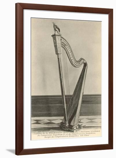 Photo of Harp in Napoleon's House-null-Framed Art Print