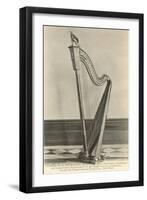 Photo of Harp in Napoleon's House-null-Framed Art Print