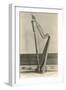 Photo of Harp in Napoleon's House-null-Framed Art Print