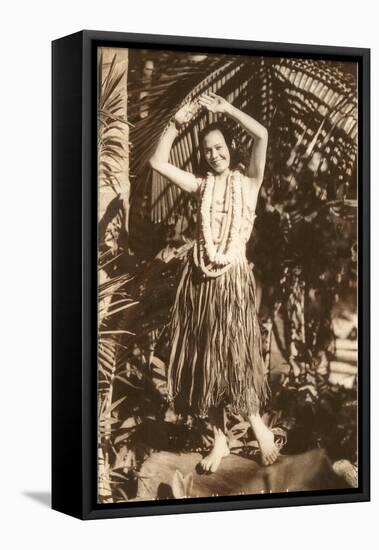 Photo of Hula Girl-null-Framed Stretched Canvas