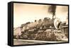 Photo of Locomotive-null-Framed Stretched Canvas