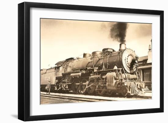 Photo of Locomotive-null-Framed Art Print