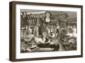 Photo of Luthier's Workshop-null-Framed Art Print