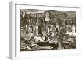 Photo of Luthier's Workshop-null-Framed Art Print